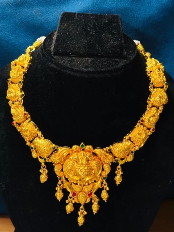 Silver necklace 31.640gm